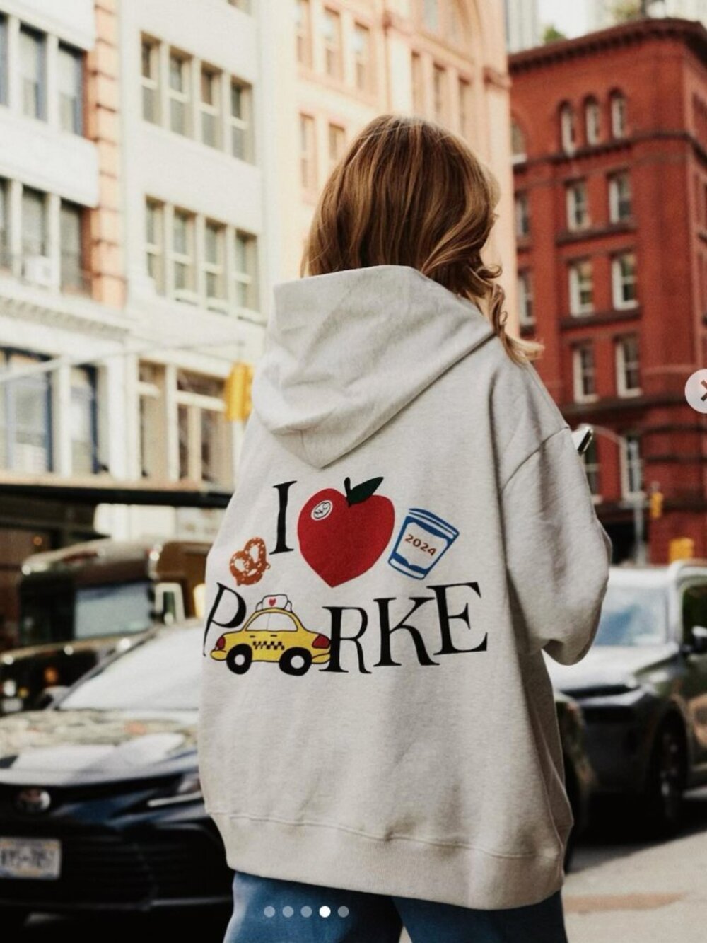 PARKE Limited Edition NYC Hoodie Grey Sweatshirt